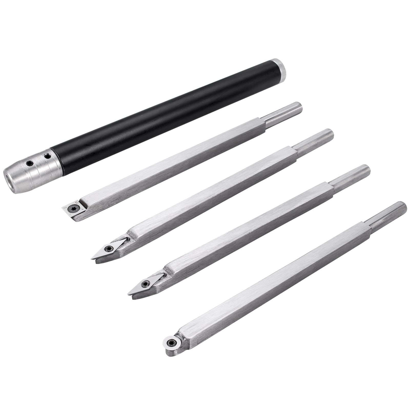 Wood Turning Tools For Lathe, Carbide Lathe Tools 4 Pcs, Turning Lathe Chisels