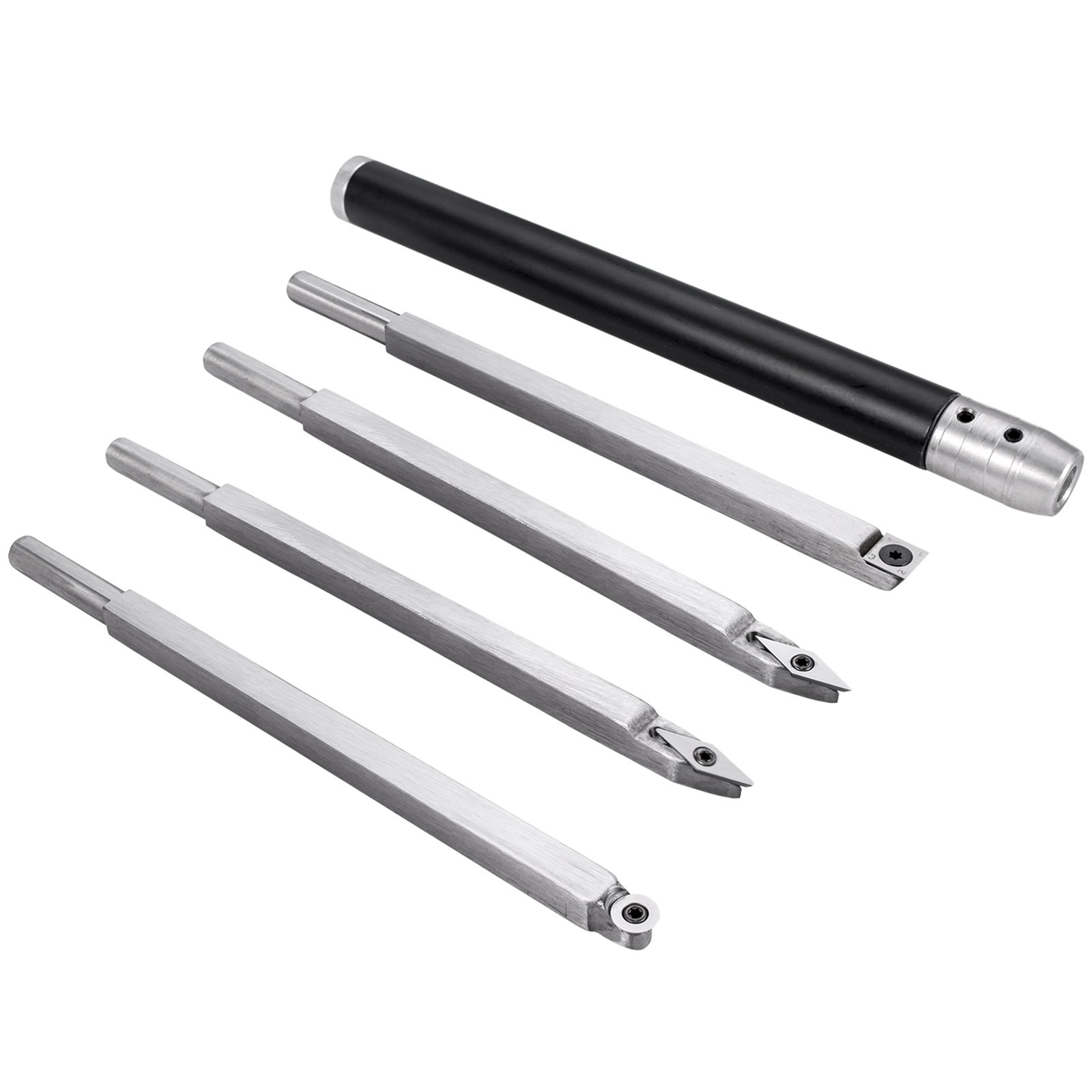Wood Turning Tools For Lathe, Carbide Lathe Tools 4 Pcs, Turning Lathe Chisels