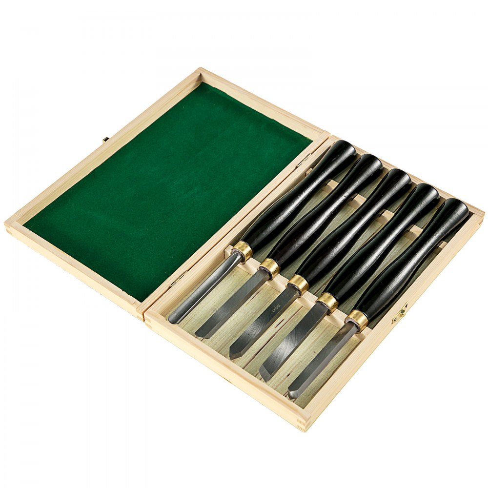 Wood Lathe Chisel 5pcs Woodworking Lathe Chisel Turning Tools Hss Professional