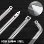 VEVOR wood turning tools made of high carbon steel on black background.