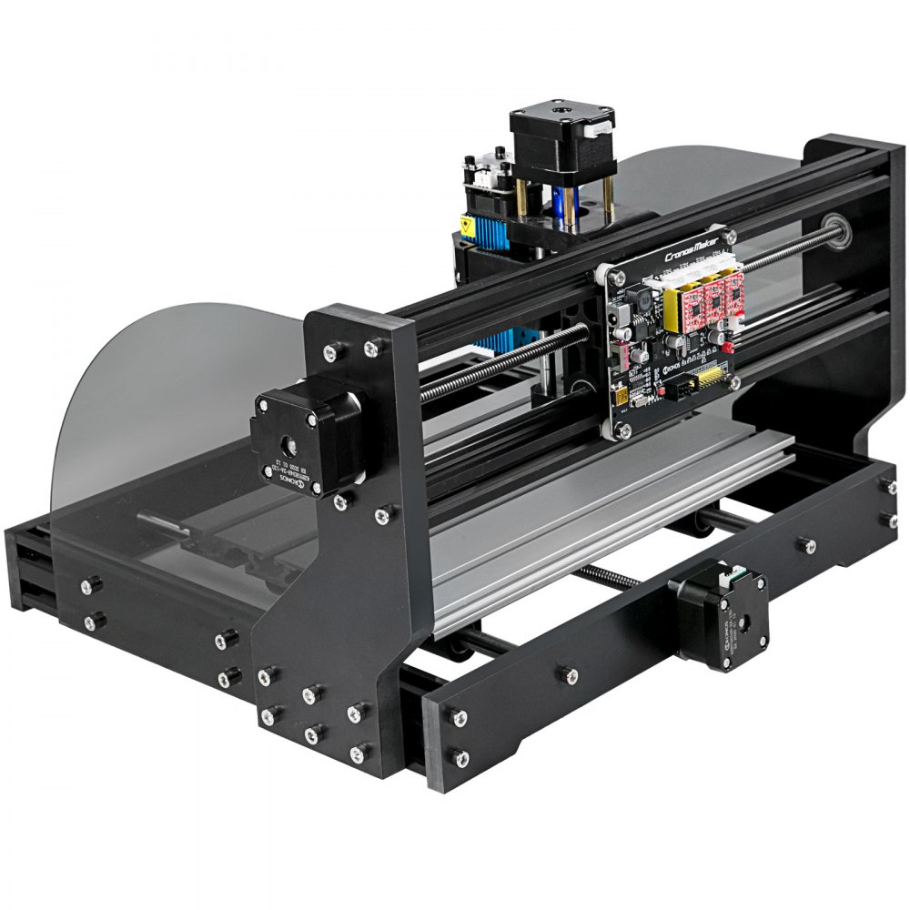 VEVOR CNC 3018 Pro CNC router 300×180×45 mm CNC stroj 5,5W GRBL Control Mini laserový gravírovač s offline ovládačom 3-osový laserový gravírovací stroj na rezbárske frézovanie plastov, akrylu, PVC, dreva