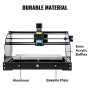 VEVOR CNC 3018 Pro CNC router 300×180×45 mm CNC stroj 5,5W GRBL Control Mini laserový gravírovač s offline ovládačom 3-osový laserový gravírovací stroj na rezbárske frézovanie plastov, akrylu, PVC, dreva