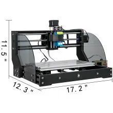 VEVOR CNC 3018 Pro CNC Router 300×180×45 mm CNC Machine 5.5W GRBL Control Mini Laser Engraver with Offline Controller 3 Axis Laser Engraving Machine for Carving Milling Plastic, Acrylic, PVC, Wood