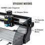 VEVOR CNC 3018 Pro CNC router 300×180×45mm CNC stroj 500MW GRBL Control Mini laserový gravírovací stroj s offline ovladačem 3osý laserový gravírovací stroj pro řezbářské frézování plastu, akrylu, PVC, dřeva
