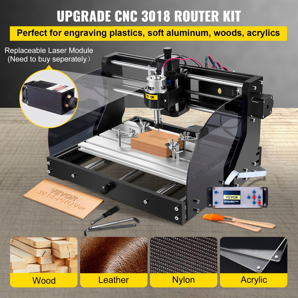 Laser Engraver CNC 3018 PRO Router Machine with Offline Control