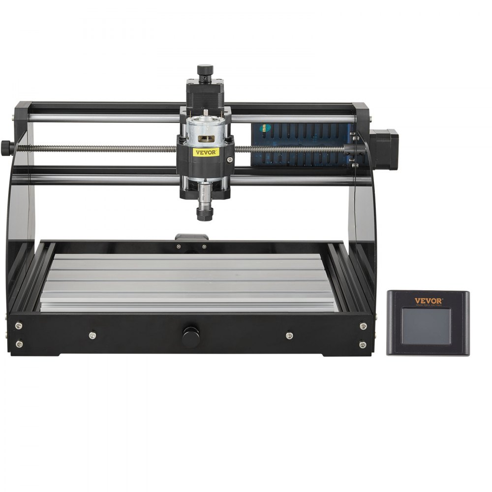 VEVOR CNC Router Machine 3018 CNC 3018-PRO 3 Axis PCB Milling Machine Wood Router Engraver GRBL Control DIY Engraving CNC Machine with Offline Controller and ER11 and 5mm Extension Rod(300x180x45mm)