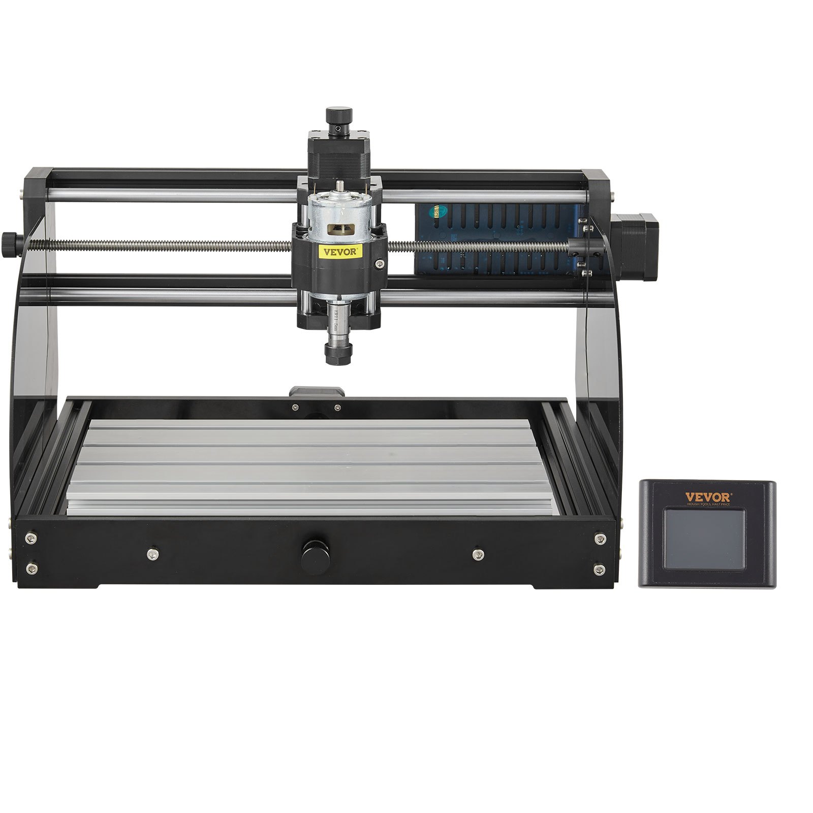 VEVOR CNC Router Machine 3018 CNC 3018-PRO 3 Axis PCB Milling Machine Wood Router Engraver GRBL Control DIY Engraving CNC Machine with Offline Controller and ER11 and 5mm Extension Rod(300x180x45mm)