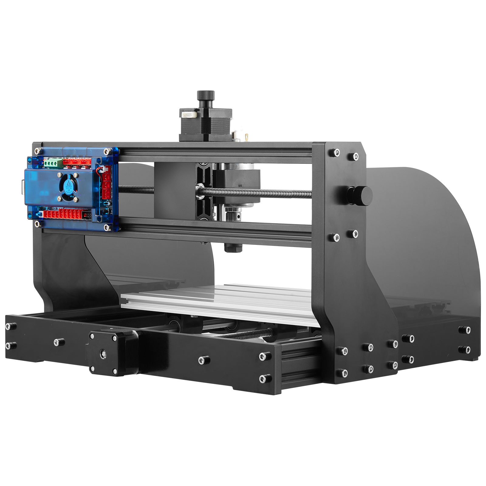 VEVOR CNC Router Machine 3018 CNC 3018-PRO 3 Axis PCB Milling Machine Wood Router Engraver GRBL Control DIY Engraving CNC Machine with Offline Controller and ER11 and 5mm Extension Rod(300x180x45mm)