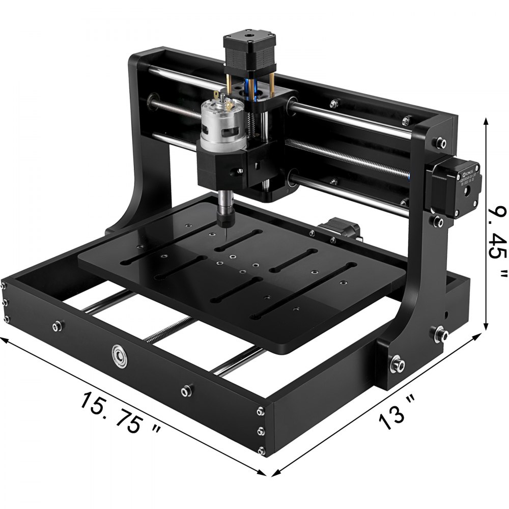 VEVOR CNC 3020, CNC Machine 300x200x40mm Mini Laser Engraver Laser Engraving