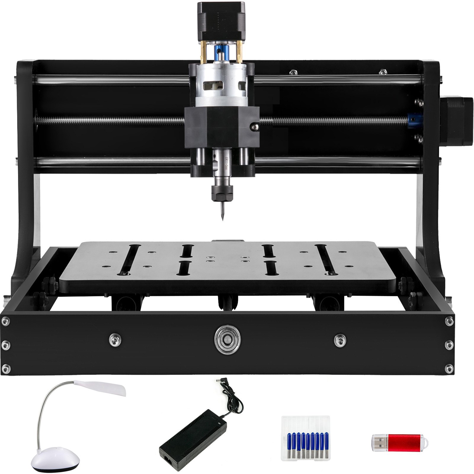 VEVOR CNC 3020, CNC Machine 300x200x40mm Mini Laser Engraver Laser Engraving