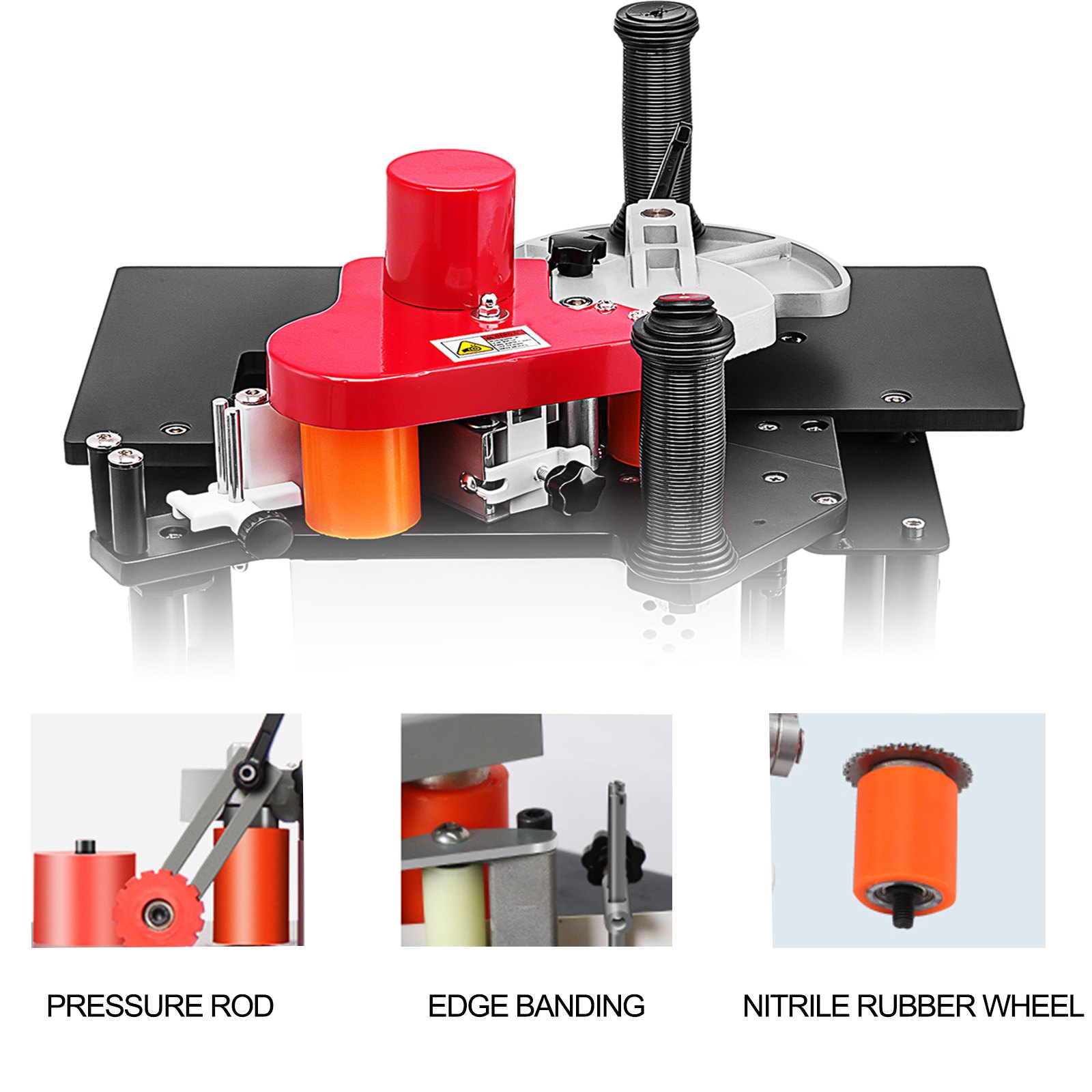 Woodworking Edge Banding Machine JBD80 220V 10-45mm Width Wood Working Bevel