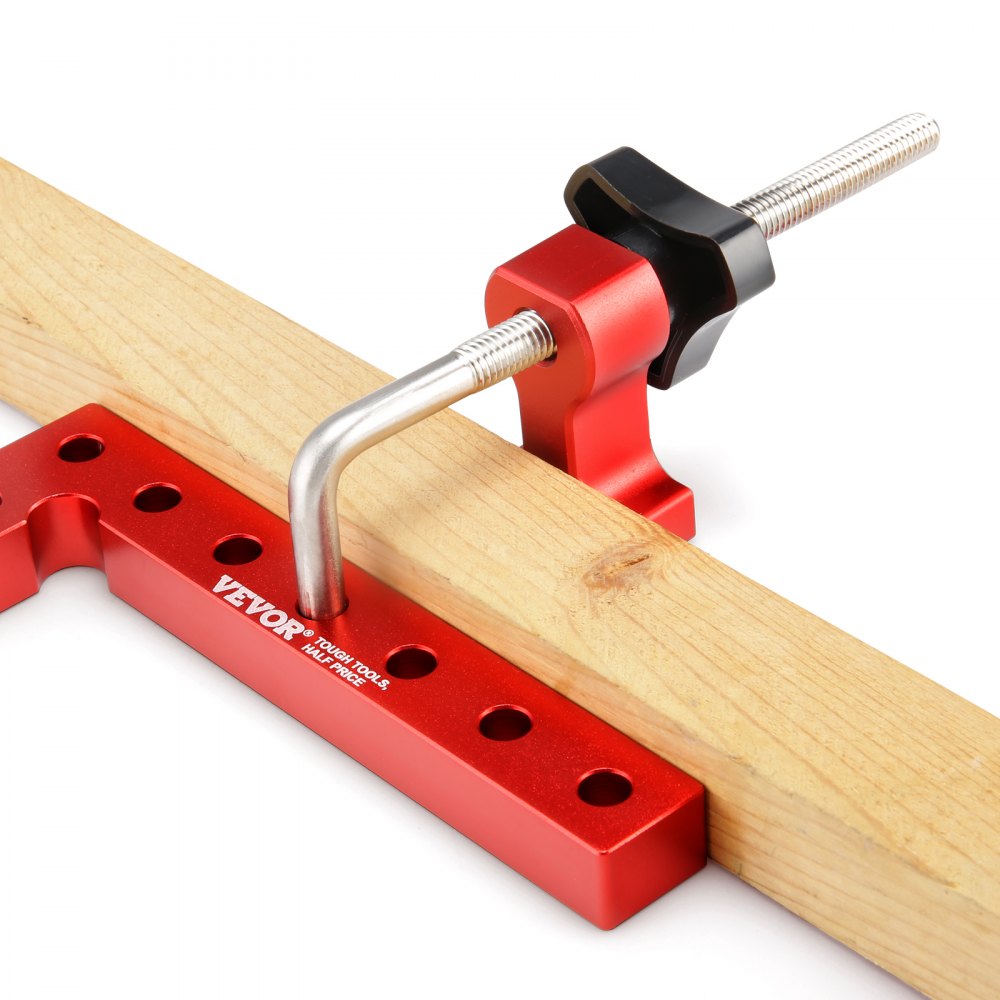 VEVOR 90 Degree Positioning Squares, 5.5" x 5.5" Right Angle Clamps for Woodworking, Aluminum Alloy Corner Clamping Squares for Boxes Cabinets Drawers, 4 Pack