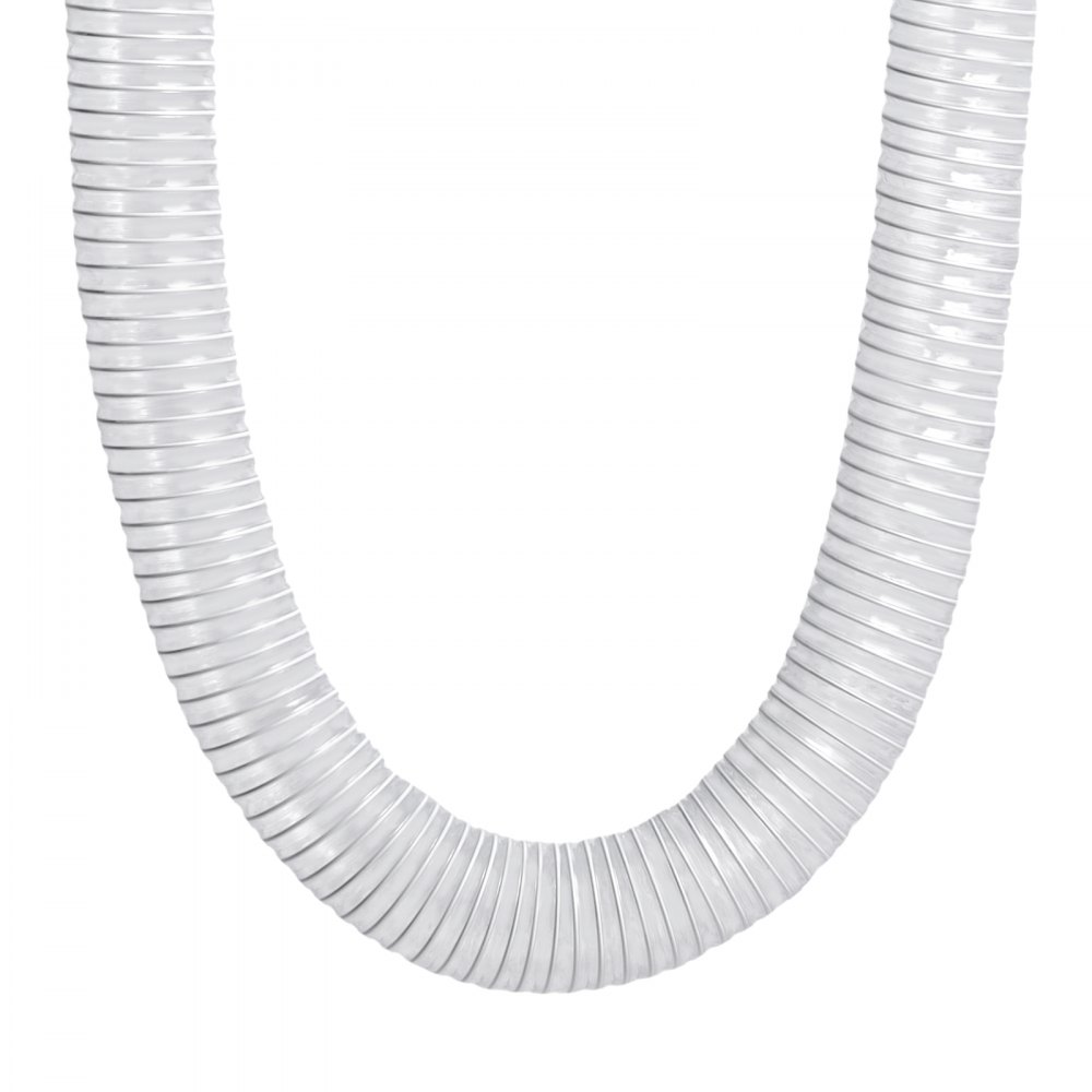 VEVOR Dust Collection Hose, 2.5'' x 10', Thickened PVC Material Puncture-Resistant Flexible Clear Hose with Carbon Steel Wire Coil 4 x 304 Stainless Clamps, for Table Saw, Band Saw, Planer, Jointer