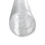 VEVOR Dust Collection Hose, 2.5'' x 20', Thickened PVC Material Puncture-Resistant Flexible Clear Hose with Carbon Steel Wire Coil 4 x 304 Stainless Clamps, for Table Saw, Band Saw, Planer, Jointer