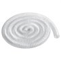 VEVOR Dust Collection Hose, 2.5'' x 20', Thickened PVC Material Puncture-Resistant Flexible Clear Hose with Carbon Steel Wire Coil 4 x 304 Stainless Clamps, for Table Saw, Band Saw, Planer, Jointer