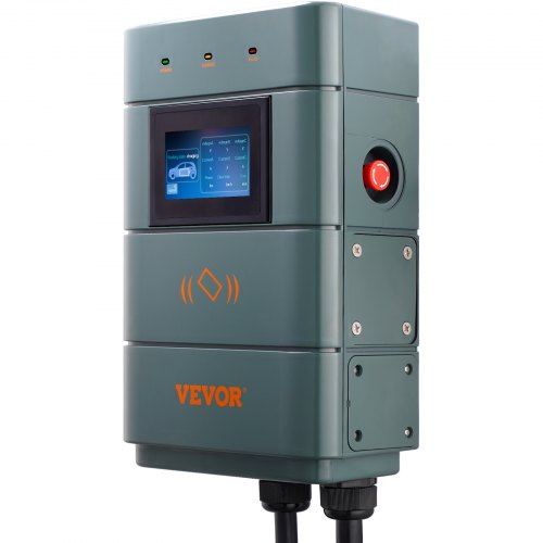 VEVOR Level 2 Electric Vehicle Charging Station, 0-48A Adjustable, 11.5 kW 240V NEMA14-50 Plug Smart EV Charger with WiFi, 24-Foot TPE Charging Cable for Indoor/Outdoor Use, ETL & Energy Star Certifie