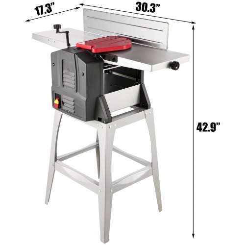 VEVOR Jointers Woodworking 8 Inch Benchtop Jointer 1500W Jointer Planer Heavy Duty 9000 RPM/min Benchtop Planer 6M/min 120 mm Cutting Thickness Wood Jointer Benchtop For Wood Cutting Planer