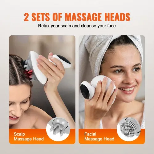 VEVOR Head Massager Electric IPX7 Waterproof, 8 Heads VEVOR Head Massager Electric IPX7 Waterproof, 8 Heads