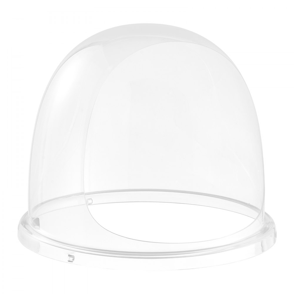 VEVOR Cotton Candy Machine Cover, Transparent Acrylic Dome Bubble Shield, Cotton Candy Machine Bubble Shield Compatible with 15inch Cottons Candies Machines Bowl for Party, Shops, Bottom Groove Design