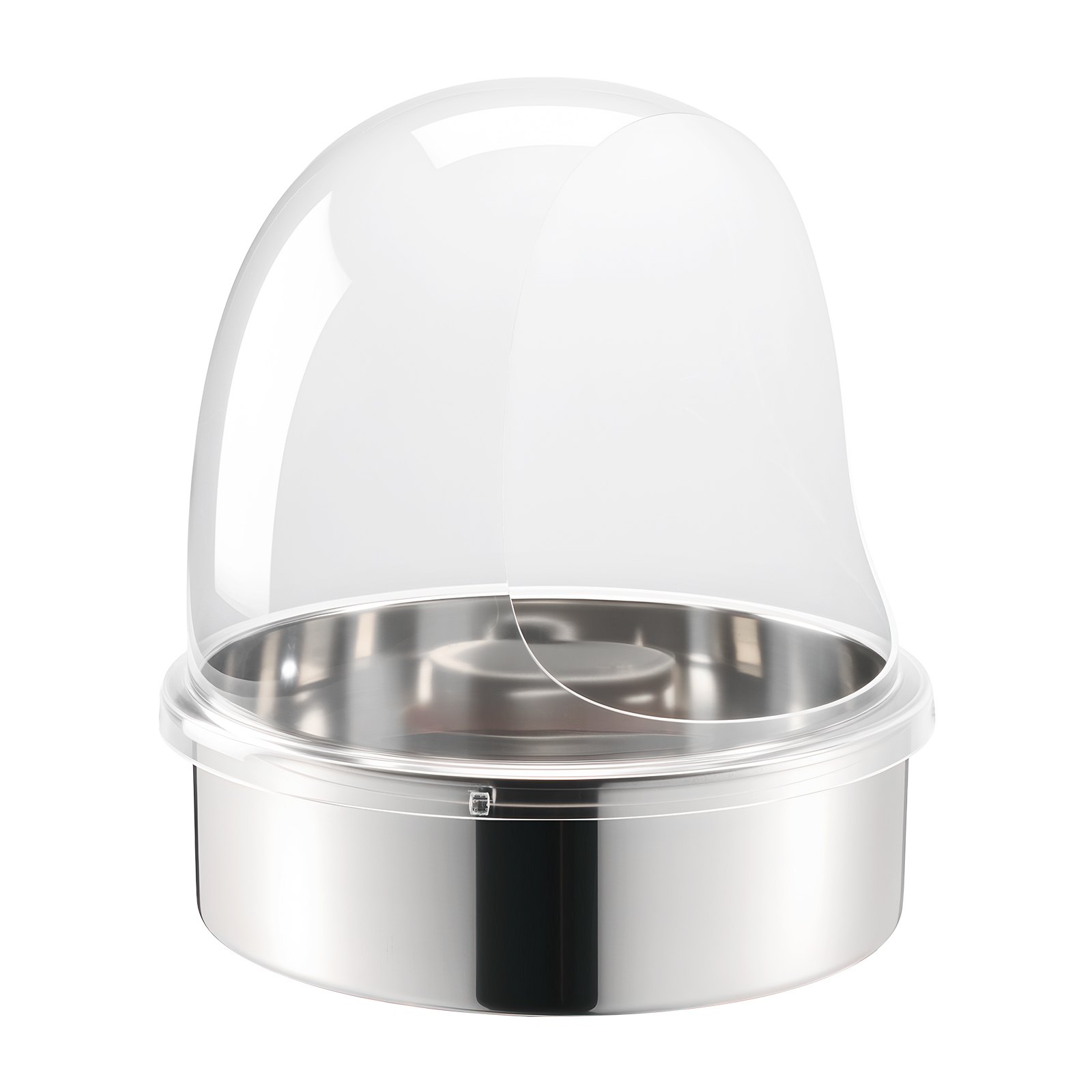 VEVOR Cotton Candy Machine Cover, Transparent Acrylic Dome Bubble Shield, Cotton Candy Machine Bubble Shield Compatible with 15inch Cottons Candies Machines Bowl for Party, Shops, Bottom Groove Design