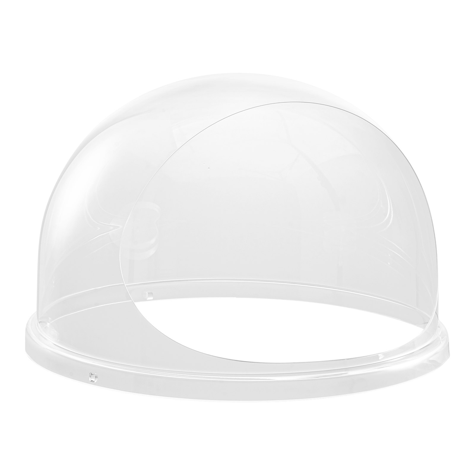 VEVOR Cotton Candy Machine Cover, Transparent Acrylic Dome Bubble Shield, Cotton Candy Machine Bubble Shield Compatible with 52cm Cottons Candies Machines Bowl for Party, Shops, Bottom Groove Design