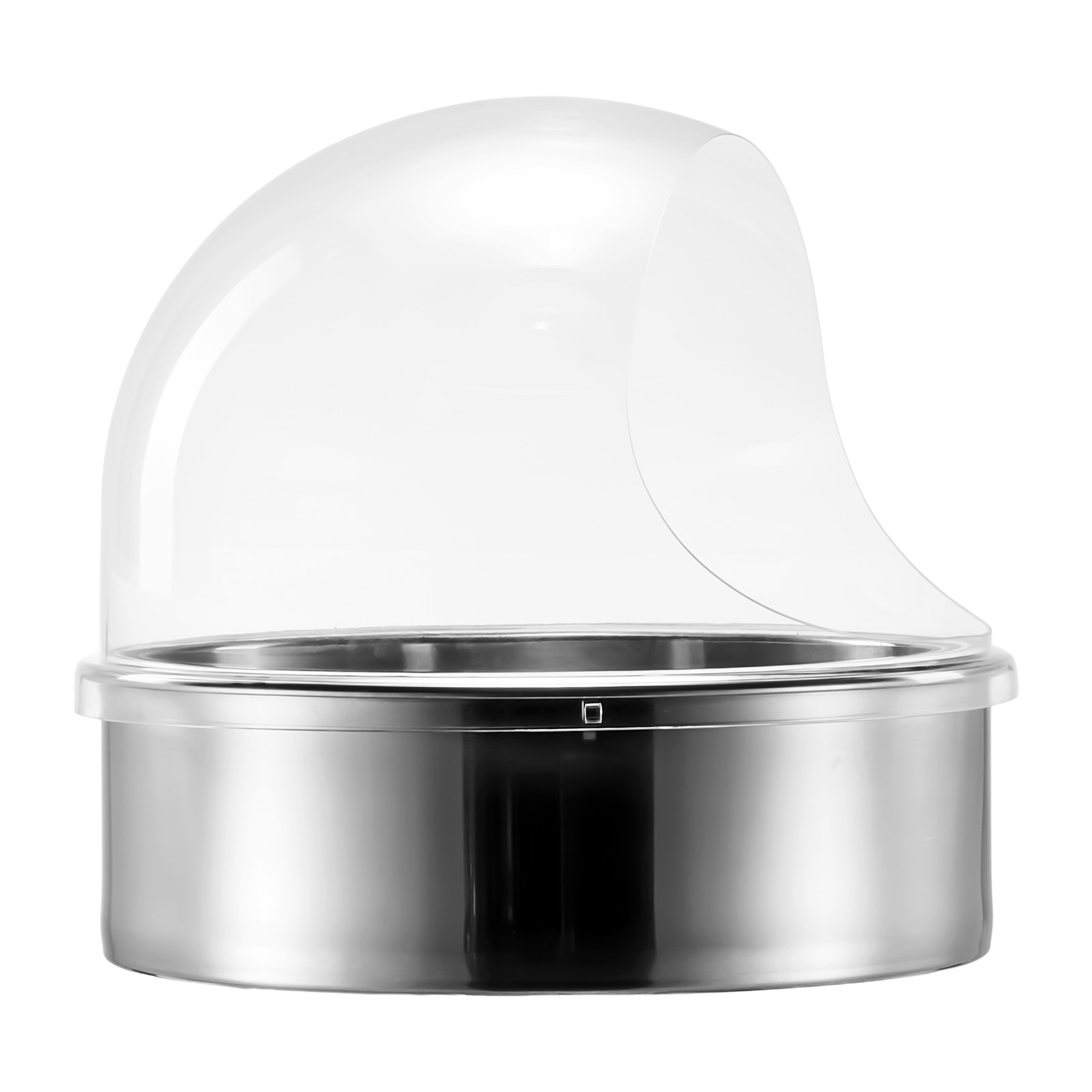VEVOR Cotton Candy Machine Cover, Transparent Acrylic Dome Bubble Shield, Cotton Candy Machine Bubble Shield Compatible with 52cm Cottons Candies Machines Bowl for Party, Shops, Bottom Groove Design