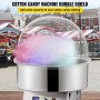 VEVOR Candy Machine Bubble Shield 20,5 pulgadas cubierta de algodón de azúcar de plástico transparente para máquina comercial para hacer dulces