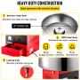 VEVOR Commercial Cotton Candy Machine Electric Floss Maker 1030W for Family and Various Party, 20.5 Inch, Red