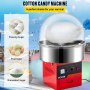 21" Commercial Cotton Candy Machine Sugar Floss Maker Red Party Electric W/cover