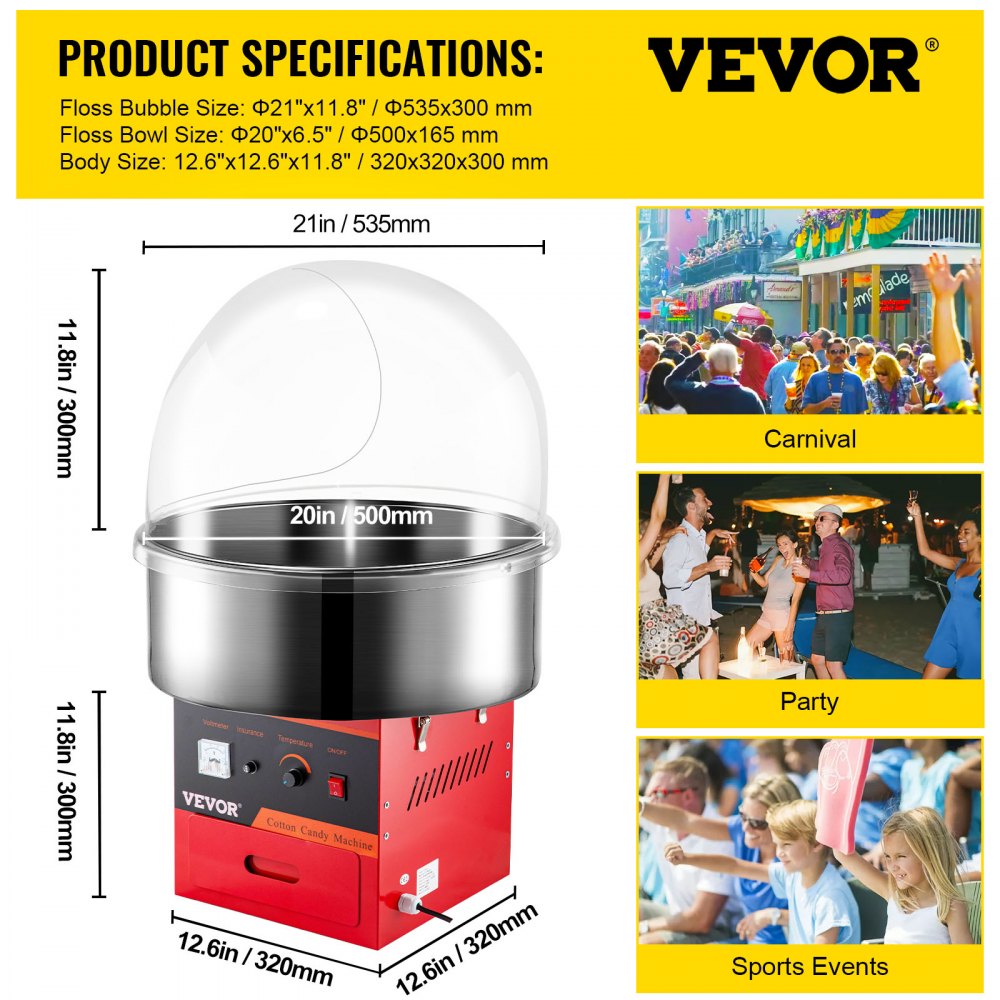 Cotton Candy Machine Party Electric Carnival Active Demand Creditable Seller