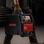 VEVOR 180Amps MIG Welder 5-in-1 AL MIG/Gas MIG/Flux Core MIG/Stick/Lift TIG, Multi-Function 220V Aluminum Mig Welder with Synergic Control, 2T/4T/Spot Mode, Digital Display - Spool Gun Included
