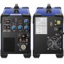 VEVOR MIG Welder, 3 in 1 Welder Welding Machine, 250 Amp MIG TIG Arc Welder 110V 220V TIG Welder Lift ARC Welder Digital Display Combo Welding Machine MMA Stick IGBT DC Inverter Welder