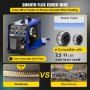 VEVOR MIG Welder, 3 in 1 Welder Welding Machine, 270 Amp MIG TIG Arc Welder 110V 220V TIG Welder Lift ARC Welder Digital Display Combo Welding Machine MMA Stick IGBT DC Inverter Welder