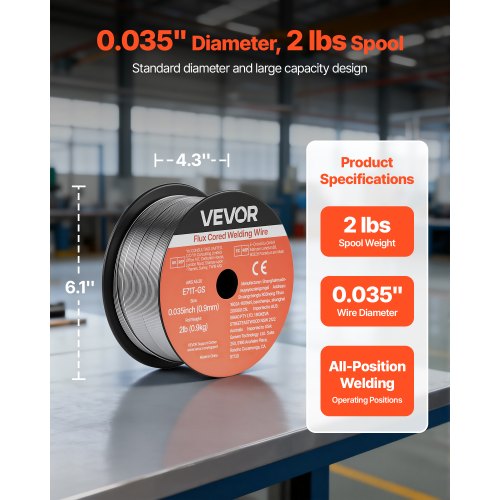 Täidistraat E71T-GS, 0,9 mm, 3 × 0,9 kg — pilt 2
