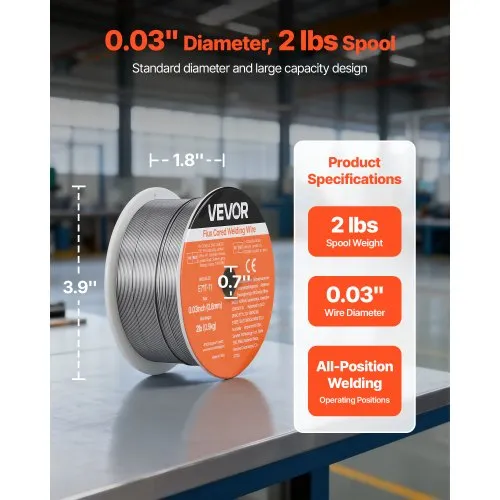 Täidistraat E71T-11, 0,8 mm, 0,9 kg — pilt 2