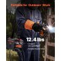 VEVOR MIG Welder, 130Amp Synergic Mig Welding Machine, Gasless Flux Core Welder Machine, Portable Mig Welder with IGBT Inverter Technology and Digital Display Screen