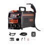 VEVOR MIG Welder, 130Amp Synergic Mig Welding Machine, Gasless Flux Core Welder Machine, Portable Mig Welder with IGBT Inverter Technology and Digital Display Screen