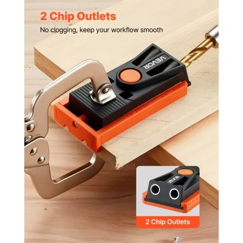 Mini Pocket Slant Hole Jig System Kit With Step Drill Bit - View #5