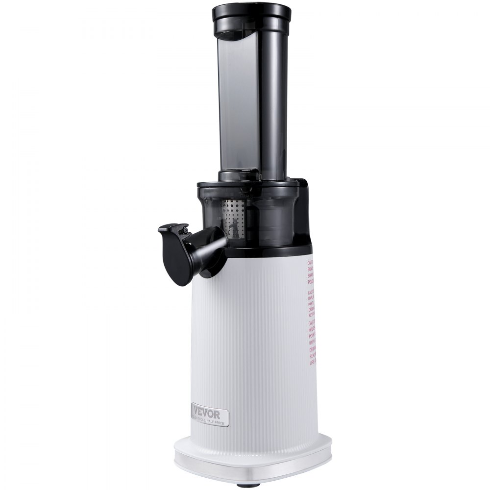 VEVOR Masticating Juicer, Cold Press Juicer Machine, 1.3" Feed Chute Slow Juicer, Juice Extractor Maker with High Juice Yield, Easy to Clean with Brush, for High Nutrient Fruits Vegetables