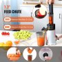 VEVOR Masticating Juicer, Cold Press Juicer Machine, 1.3" Feed Chute Slow Juicer, Juice Extractor Maker with High Juice Yield, Easy to Clean with Brush, for High Nutrient Fruits Vegetables