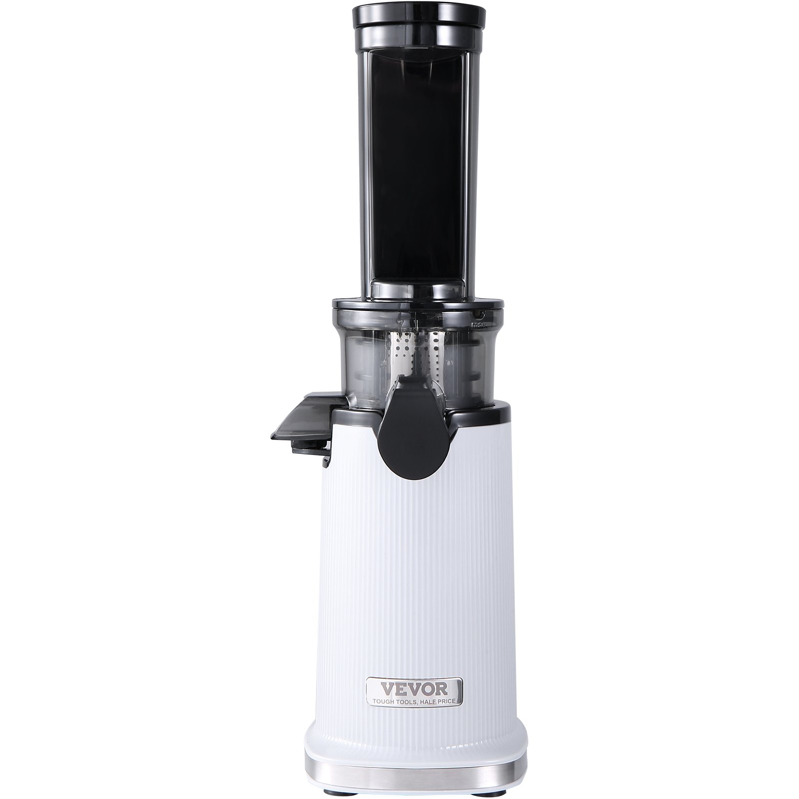 VEVOR Masticating Juicer, Cold Press Juicer Machine, 1.3" Feed Chute Slow Juicer, Juice Extractor Maker with High Juice Yield, Easy to Clean with Brush, for High Nutrient Fruits Vegetables