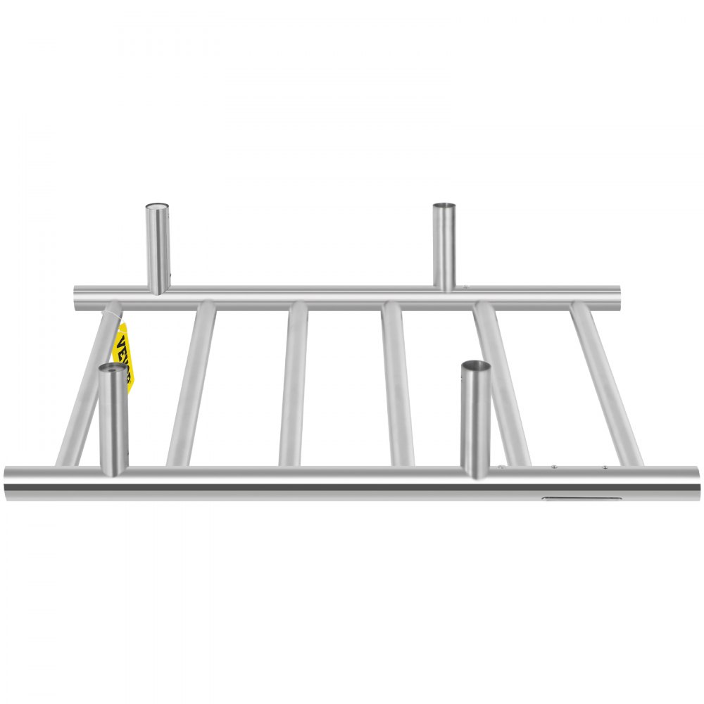 VEVOR Heated Towel Rack Electric Clothes Heater Warmer 6 Bars 620x600mm Silver