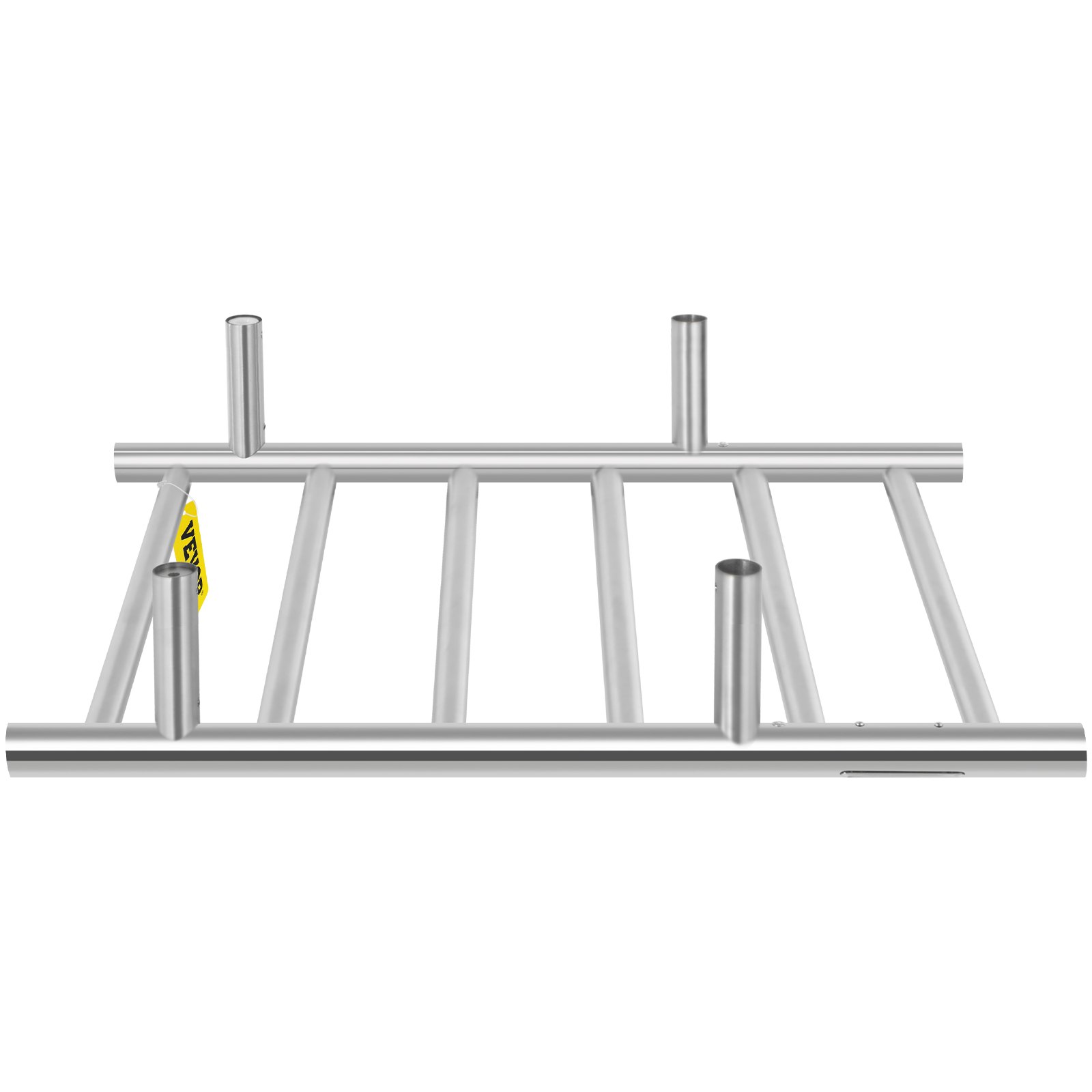 VEVOR Heated Towel Rack Electric Clothes Heater Warmer 6 Bars 620x600mm Silver