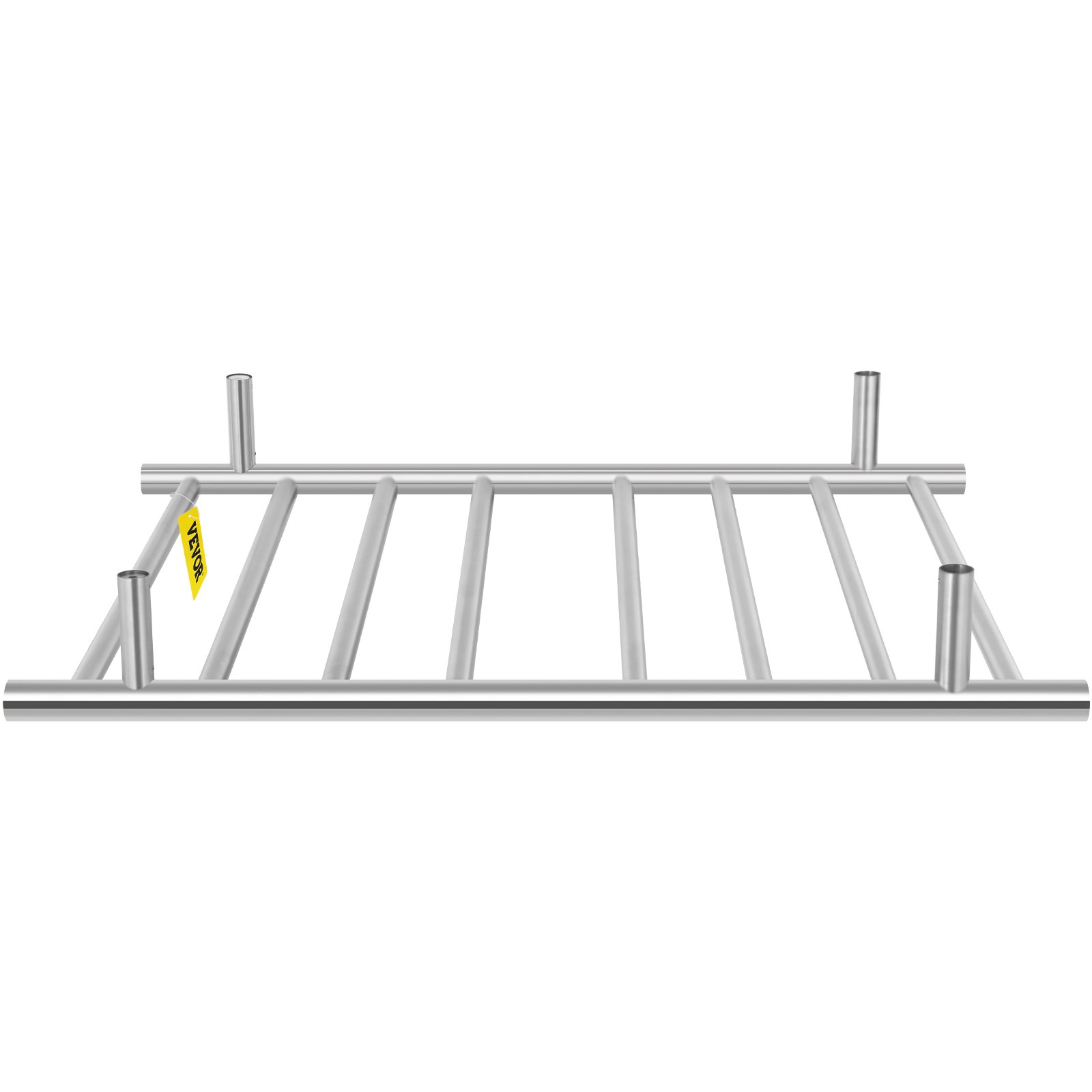 VEVOR Heated Towel Rack Electric Clothes Heater Warmer 8 Bars 830x600mm Silver