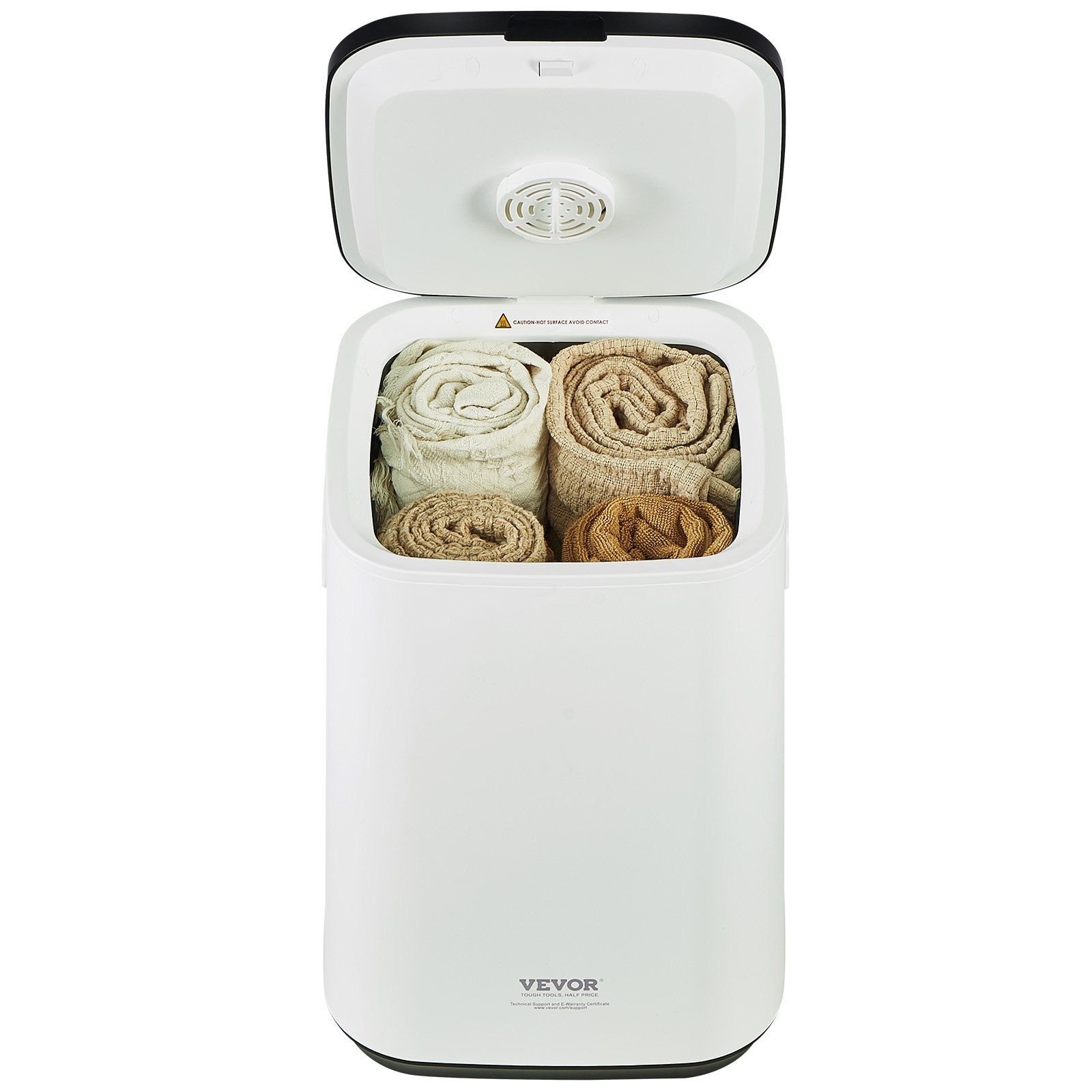 VEVOR Towel Warmers for Bathroom, Towel Warmer Bucket with Child Lock & High-Temp Indicator & 24H Delay Timer & Auto Shut Off Fits up to 4 Oversized Bath Towels, Blankets, Clothes, Bathrobes and More