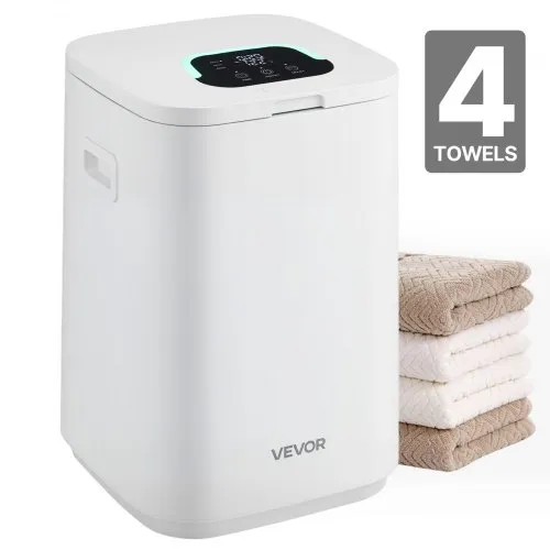 VEVOR Towel Warmers for Bathroom, Towel Warmer Bucket with Child Lock & High-Temp Indicator & 24H Delay Timer & Auto Shut Off Fits up to 4 Oversized Bath Towels, Blankets, Clothes, Bathrobes and More