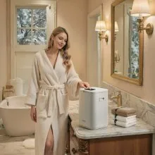 VEVOR 20L Towel Warmer Bucket, Towel Warmer with 24H Delay Timer, Child Lock & Auto Shut Off Towel Heater, LED Display & U-shaped Light, Towel Warmer for Bathroom, Spa, Bathrobes, Blankets, Pajama