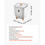 VEVOR Towel Warmers for Bathroom, 25 L Towel Warmer Bucket with Auto Shut Off for Spa Fits up to 5 Oversized Bath Towels, Blankets, Clothes, Bathrobes, PJ's and More