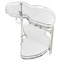 VEVOR Swing Right Blind Corner Cabinet, Pull Out Organizer for 36 inch Width Blind Cabinet, 2 Tier Height Adjustable Swing Tray, Soft Close Kitchen Cloud Blind Organizer, Right Open