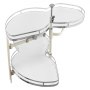VEVOR Swing Left Blind Corner Cabinet, Pull Out Organizer for 36 inch Width Blind Cabinet, 2 Tier Height Adjustable Swing Tray, Soft Close Kitchen Cloud Blind Organizer, Left Open